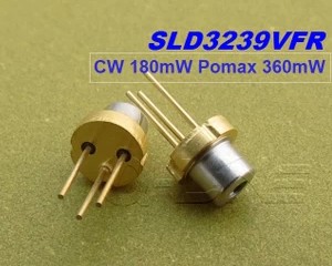 (image for) 405nm CW180mW SLD3239VFR Laser Diodes - Click Image to Close